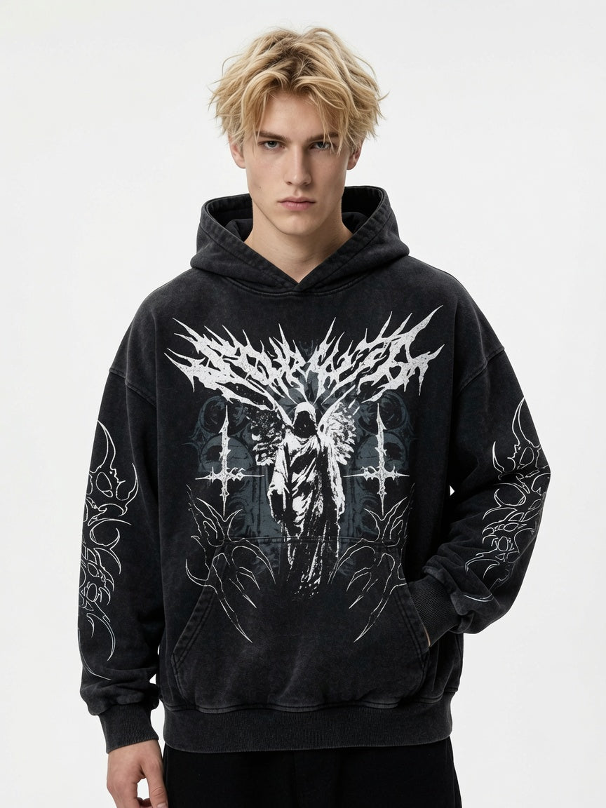 Fashion Casual Printed Polyester Sweater