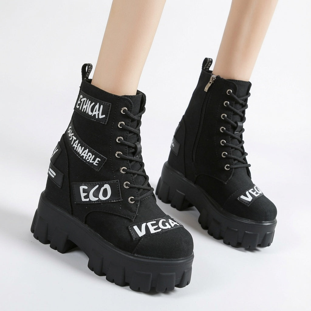 Women's Platform Martin boots