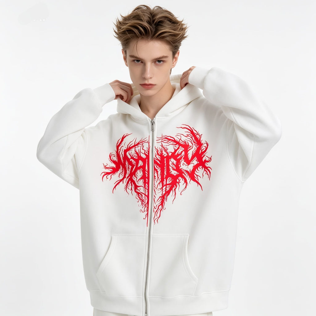 Hoodie Men's Zip Sweater Coat