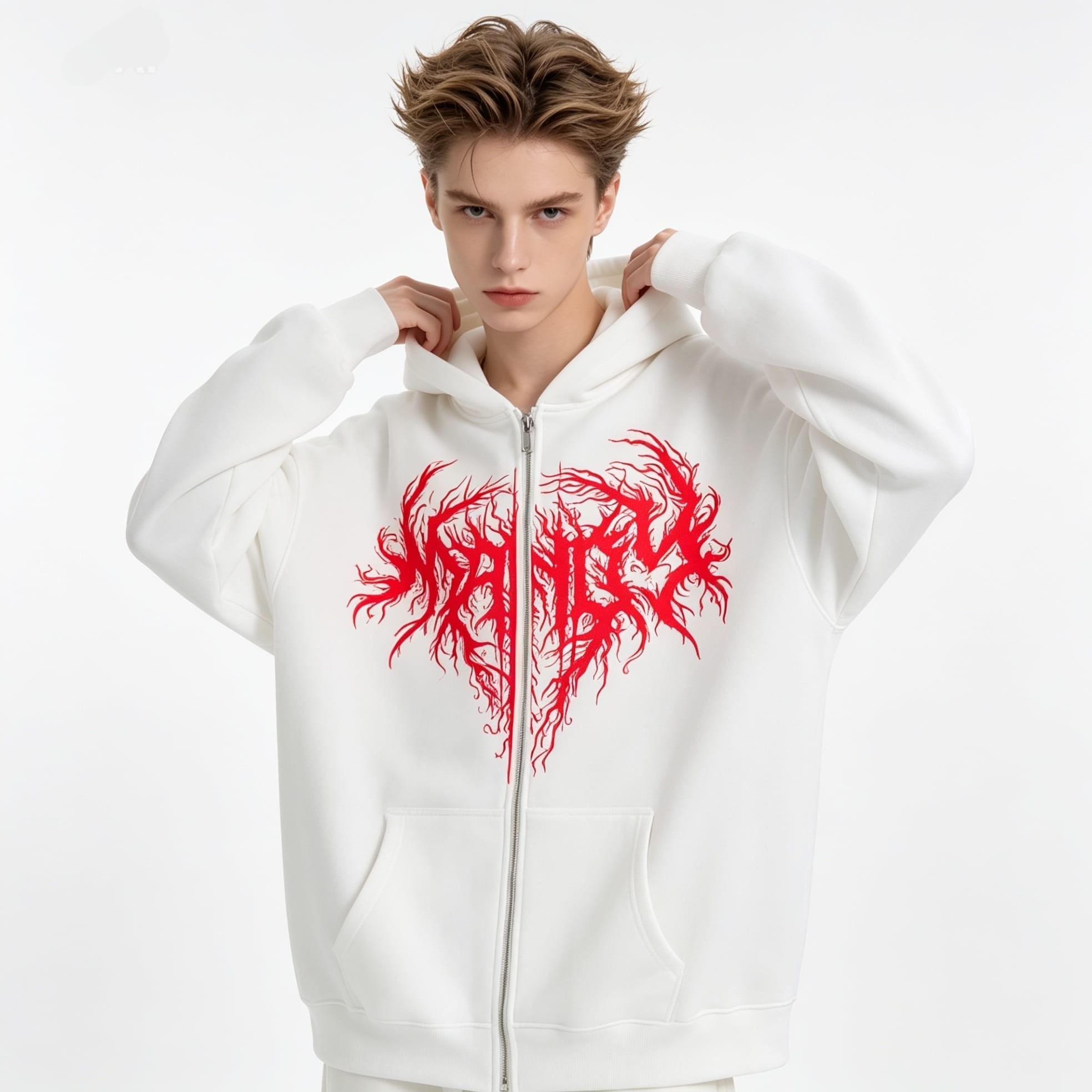 Hoodie Men's Zip Sweater Coat