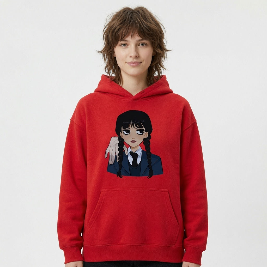 Neo-Gothic Printed Hoodie