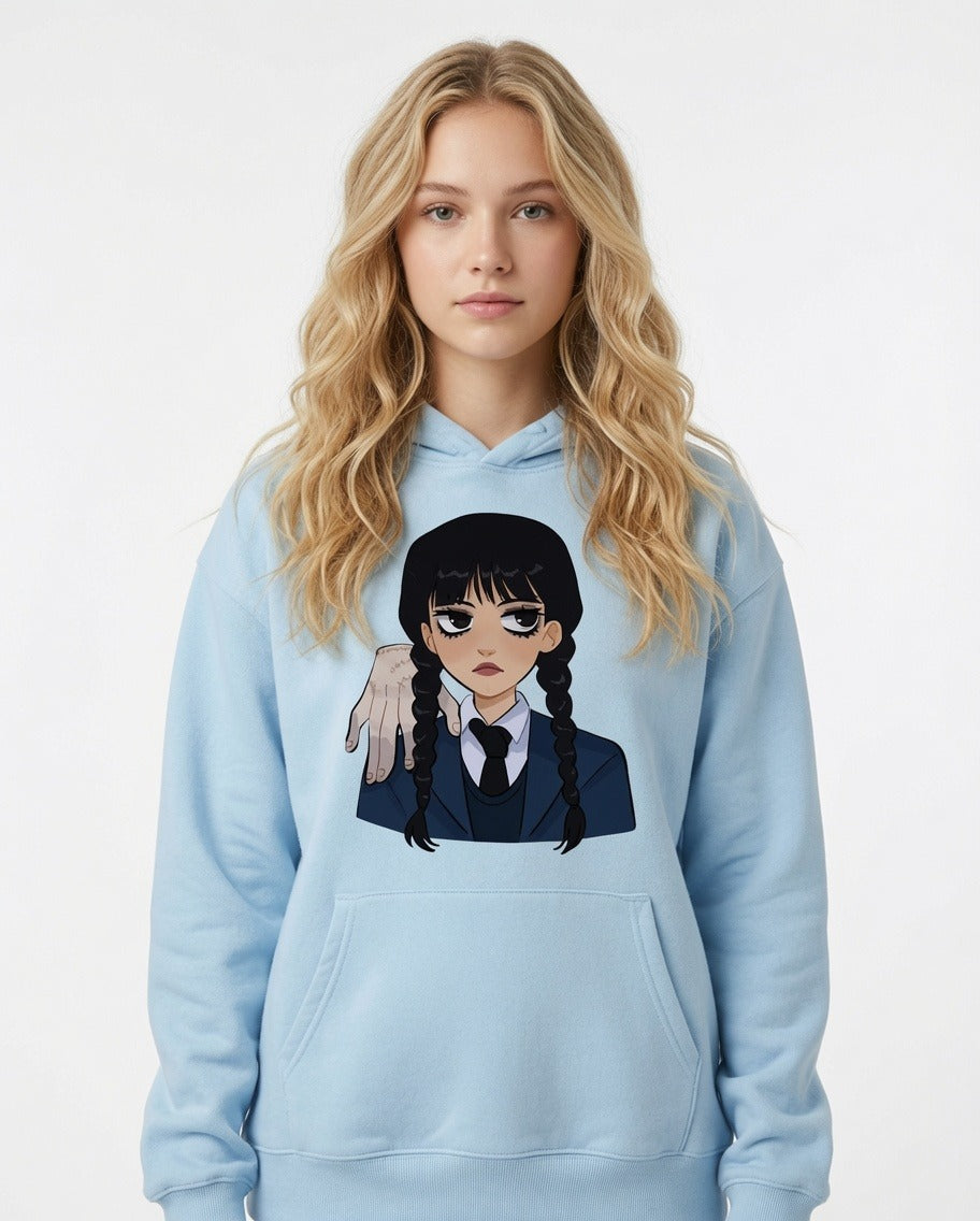 Neo-Gothic Printed Hoodie