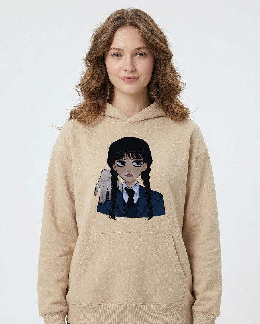 Neo-Gothic Printed Hoodie