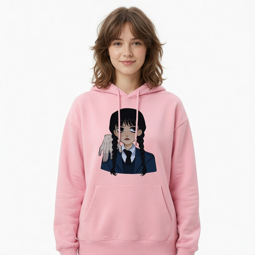 Neo-Gothic Printed Hoodie