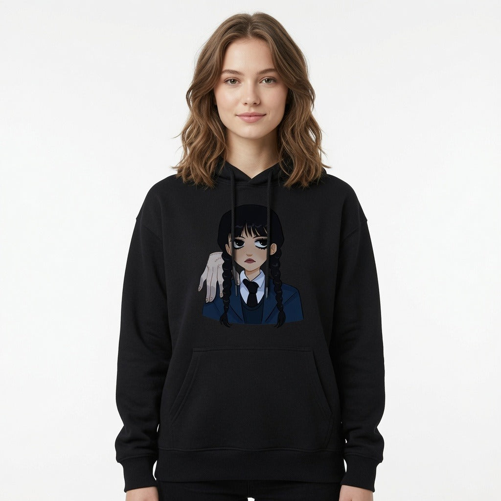 Neo-Gothic Printed Hoodie
