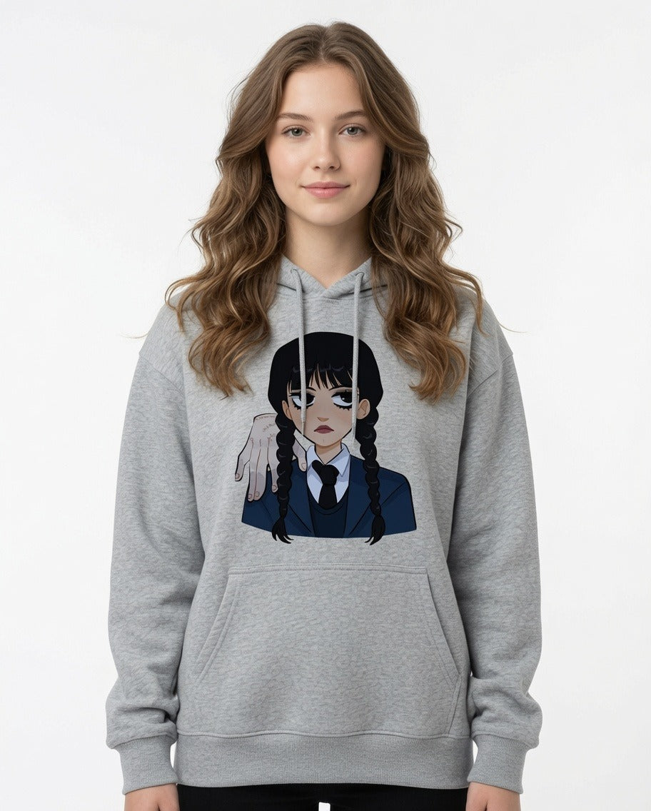 Neo-Gothic Printed Hoodie