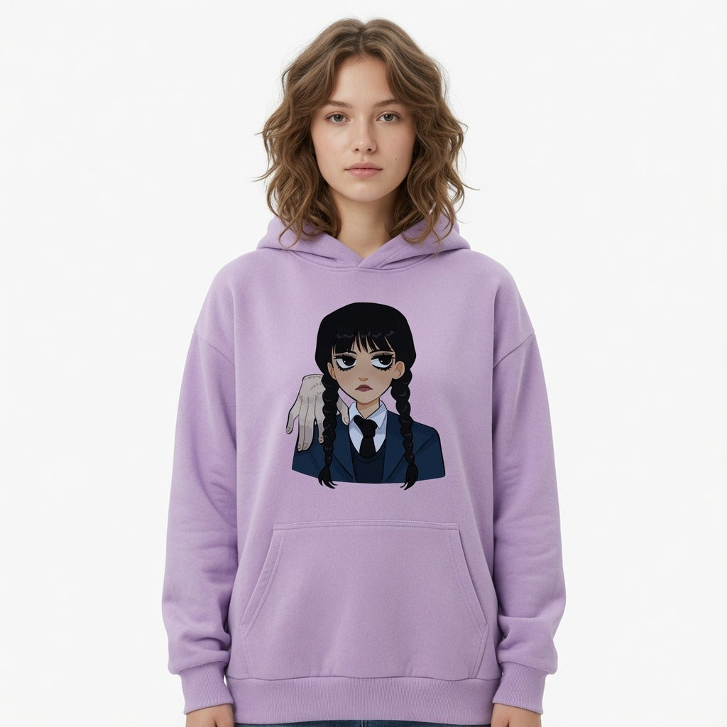 Neo-Gothic Printed Hoodie