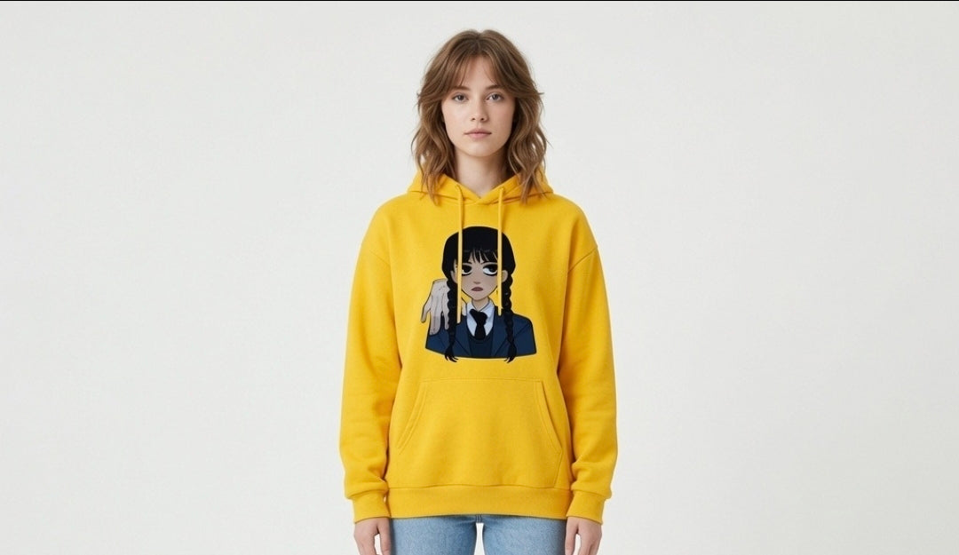 Neo-Gothic Printed Hoodie
