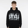 Printed Hooded Long Sleeve T-shirt Men