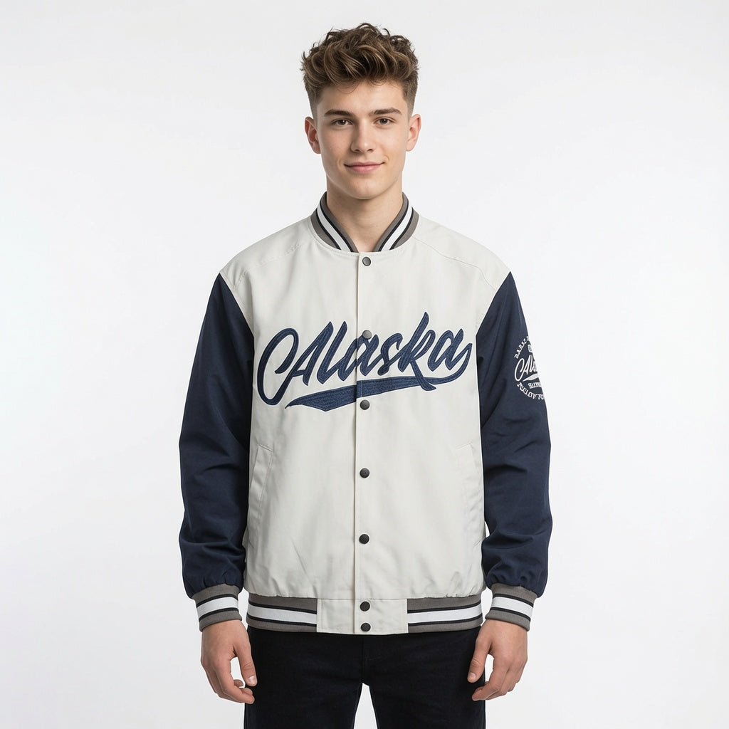 Japanese Baseball Uniform Jacket Men Loose
