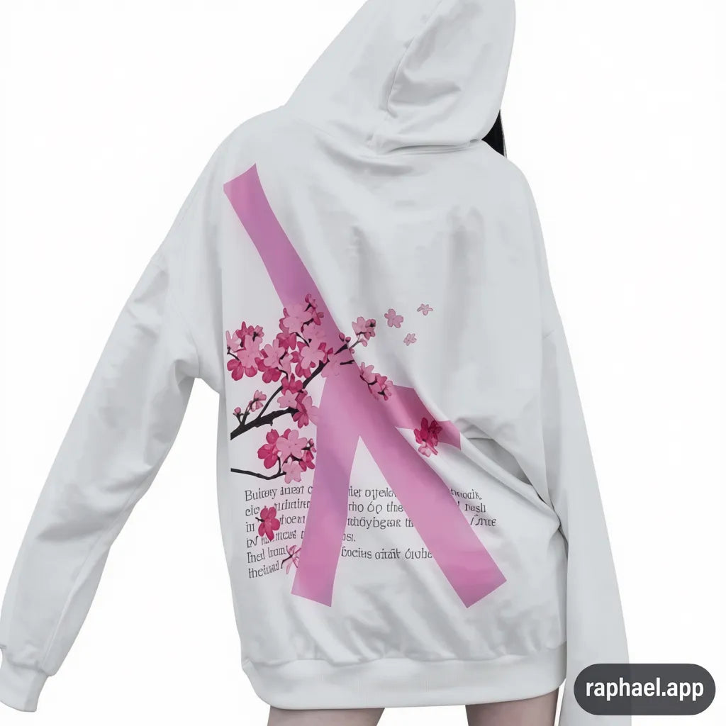 Floral hoodie