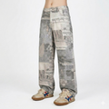 Men's Streetwear Trendy Brand Wide-Leg Couple Trousers