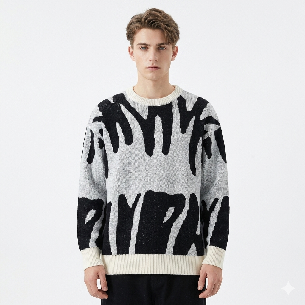 Men's Round Neck Sweater Sweater