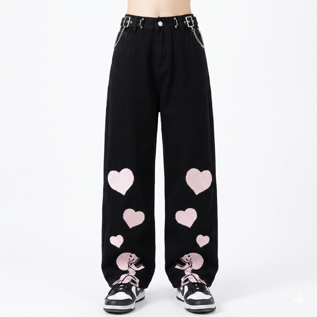 Ins Tide Brand Loose Straight Spring And Autumn Pants