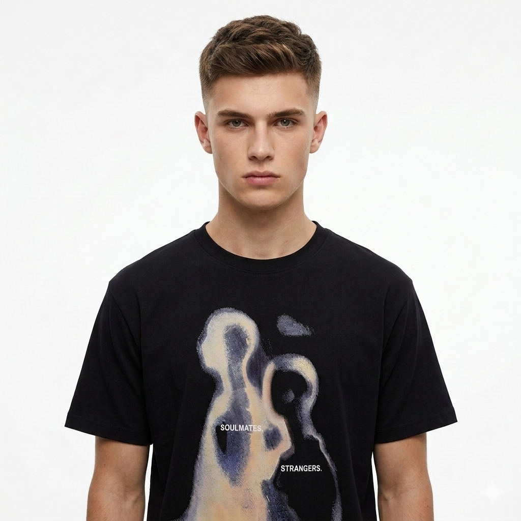 3D Digital Printing Men's T-shirt Figures Pattern