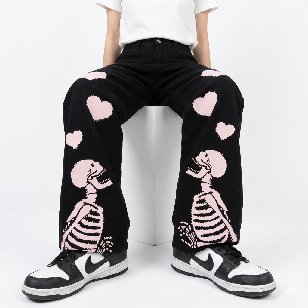 Ins Tide Brand Loose Straight Spring And Autumn Pants