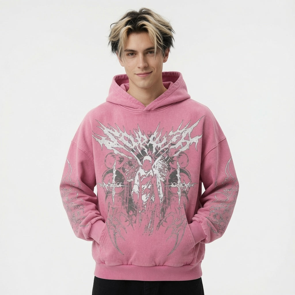 Fashion Casual Printed Polyester Sweater